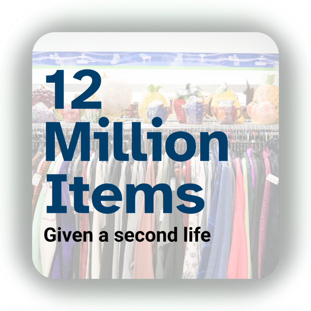 12 million items given a second life